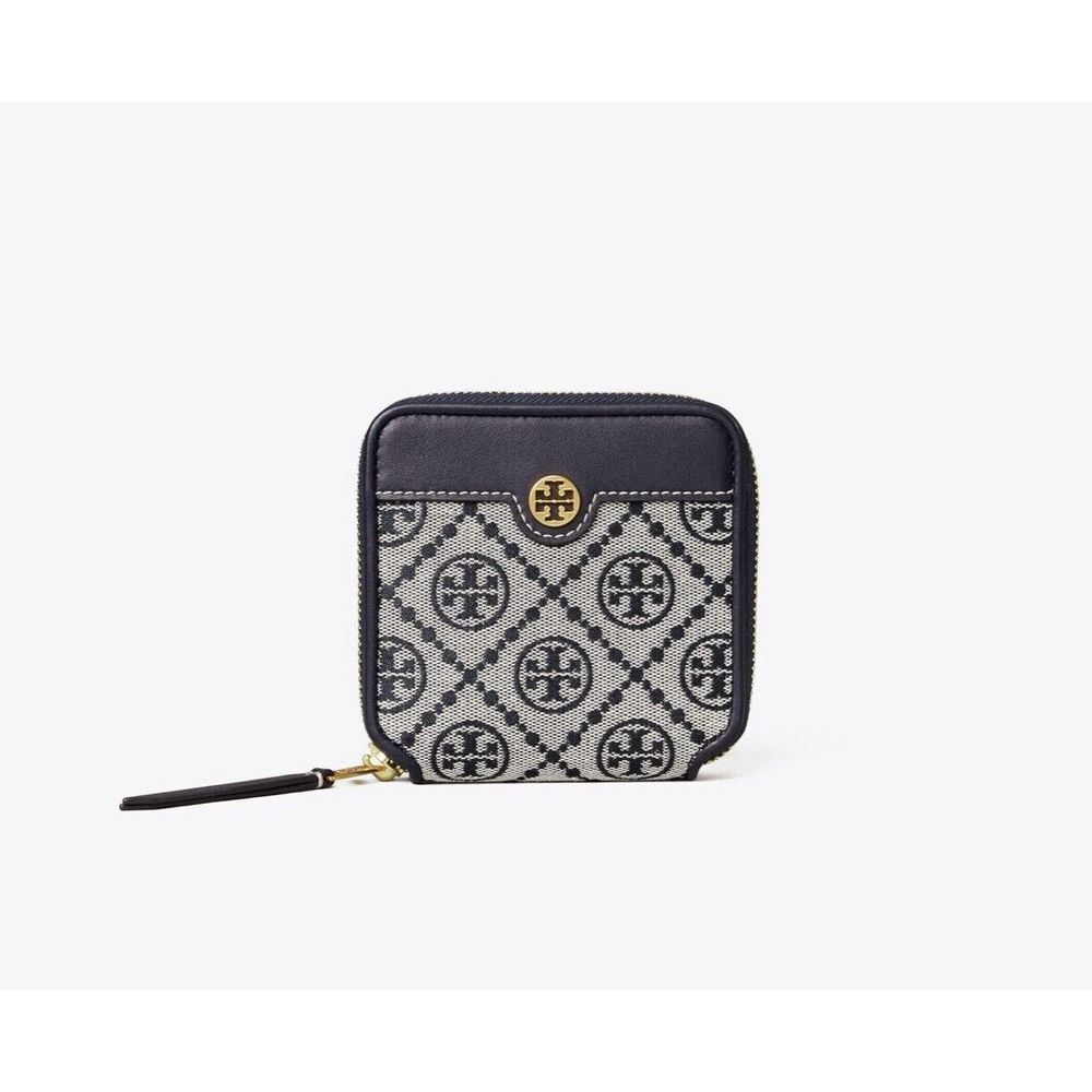 Tory Burch Blue and Gray Wallet